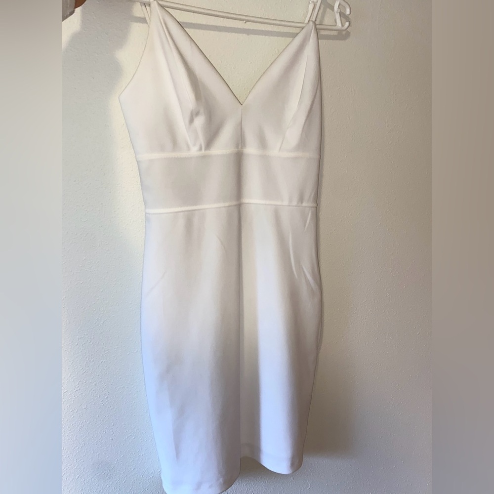 Express White Formal Mini Dress